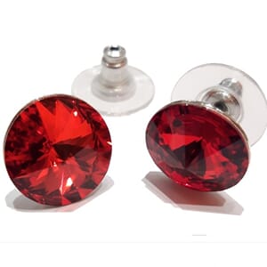 Ørestuds med 12 mm Swarovski-krystaller
