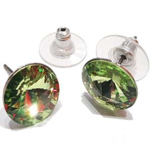 Ørestuds med 12 mm Swarovski-krystaller