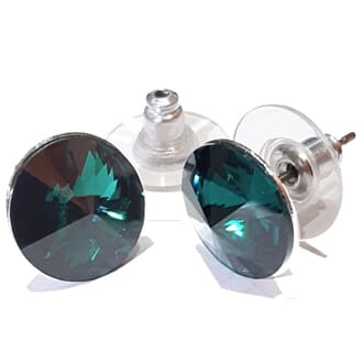 Ørestuds med 12 mm Swarovski-krystaller