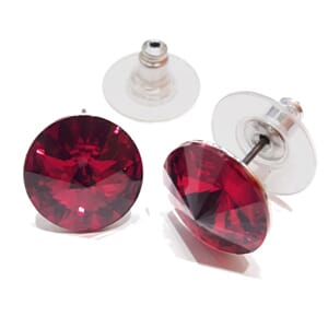 Ørestuds med 12 mm Swarovski-krystaller