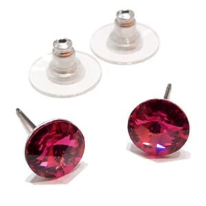 Ørestuds med 8 mm Swarovski-krystaller