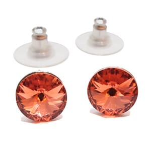 Ørestuds med 8 mm Swarovski-krystaller