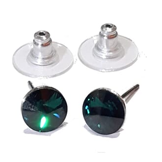Ørestuds med 8 mm Swarovski-krystaller
