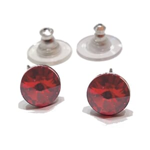 Ørestuds med 8 mm Swarovski-krystaller