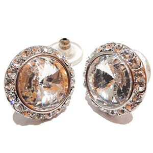 Ørestuds med Swarovski-krystaller