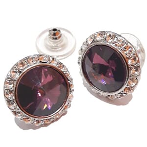 Ørestuds med Swarovski-krystaller