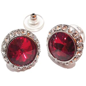 Ørestuds med Swarovski-krystaller