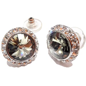 Ørestuds med Swarovski-krystaller