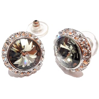 Ørestuds med Swarovski-krystaller