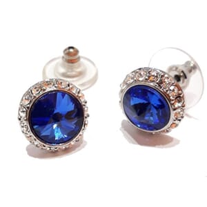 Ørestuds med Swarovski-krystaller