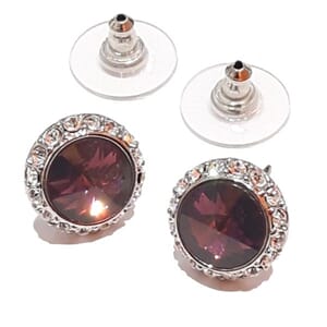 Ørestuds med Swarovski-krystaller