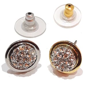 Ørestuds med Swarovskikrystaller