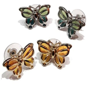 Ørestuds med sommerfuglmotiv