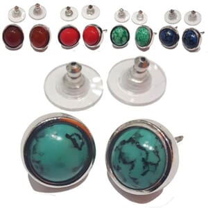 Ørestuds med naturstener