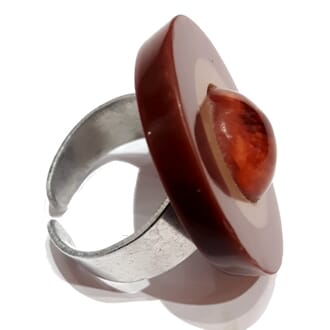 Åpen ring med rondell