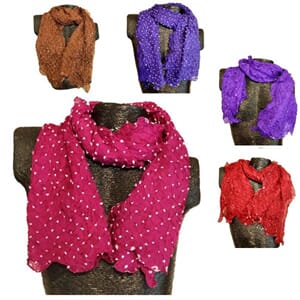 Vintage-sjal i silke