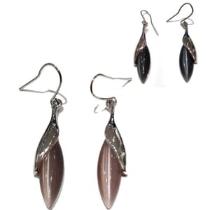 Øredobber med glass