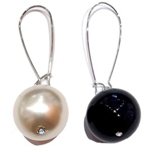 Øredobber med store kunstperler