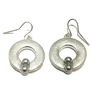 Øredobber med rondeller og perler