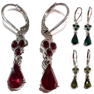 Øredobber med Swarovskikrystaller