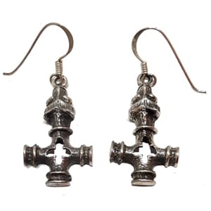 Øredobber i sølv - torshammer