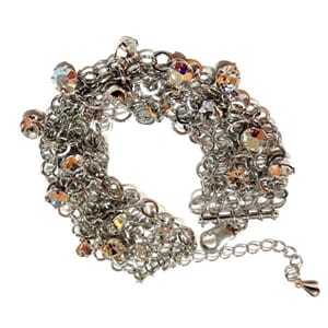 Armbånd med Swarovski krystaller