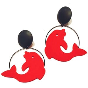 80-talls øredobber i skumplast