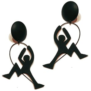 80-talls øredobber i skumplast