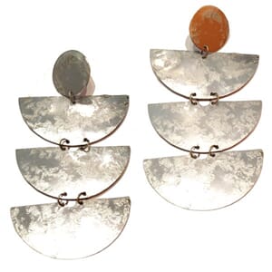 Vintage designer-øredobber fra 80-tallet