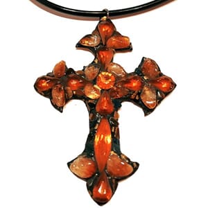 Vintage designer -halssmykke fra 80-tallet