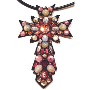 Vintage designer-halssmykke fra 80-tallet