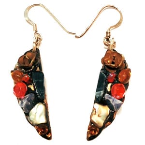 Vintage designer-øredobber fra 80-tallet