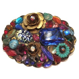 Vintage designer-brosje fra 80-tallet