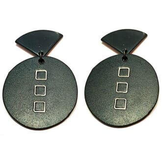 Vintage designer-øredobber fra 80-tallet