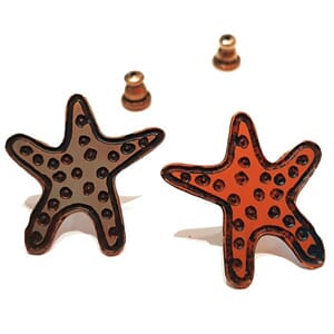 Vintage designer-ørestuds fra 80- tallet