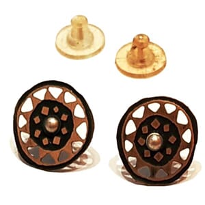 Vintage designer-ørestuds fra 80- tallet