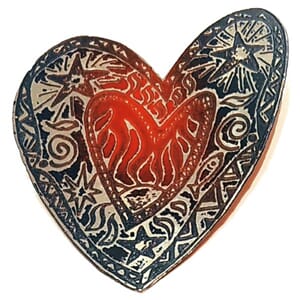 Vintage designer-brosje fra 80-tallet