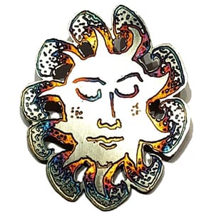 Vintage designer-brosje fra 80-tallet