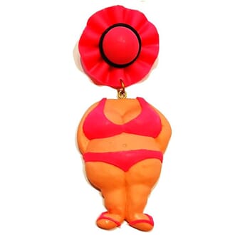 Vintage designer-brosje fra 80-tallet