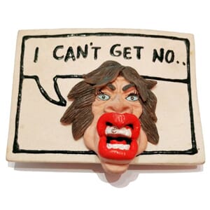 Vintage designer-hårspenne fra 80-tallet