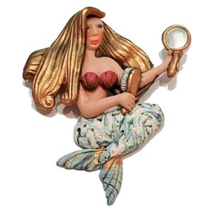 Vintage designer-brosje fra 80-tallet