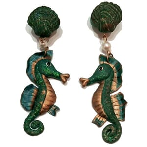 Vintage designer-ørestuds fra 80-tallet