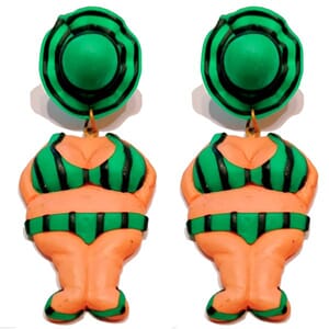 Vintage designer-ørestuds fra 80-tallet