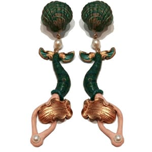 Vintage designer-ørestuds fra 80-tallet